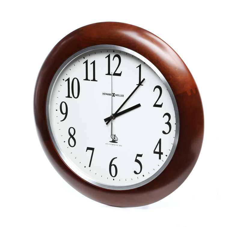 Howard Miller Accuwave DS Wood Analog Clock & Reviews Perigold
